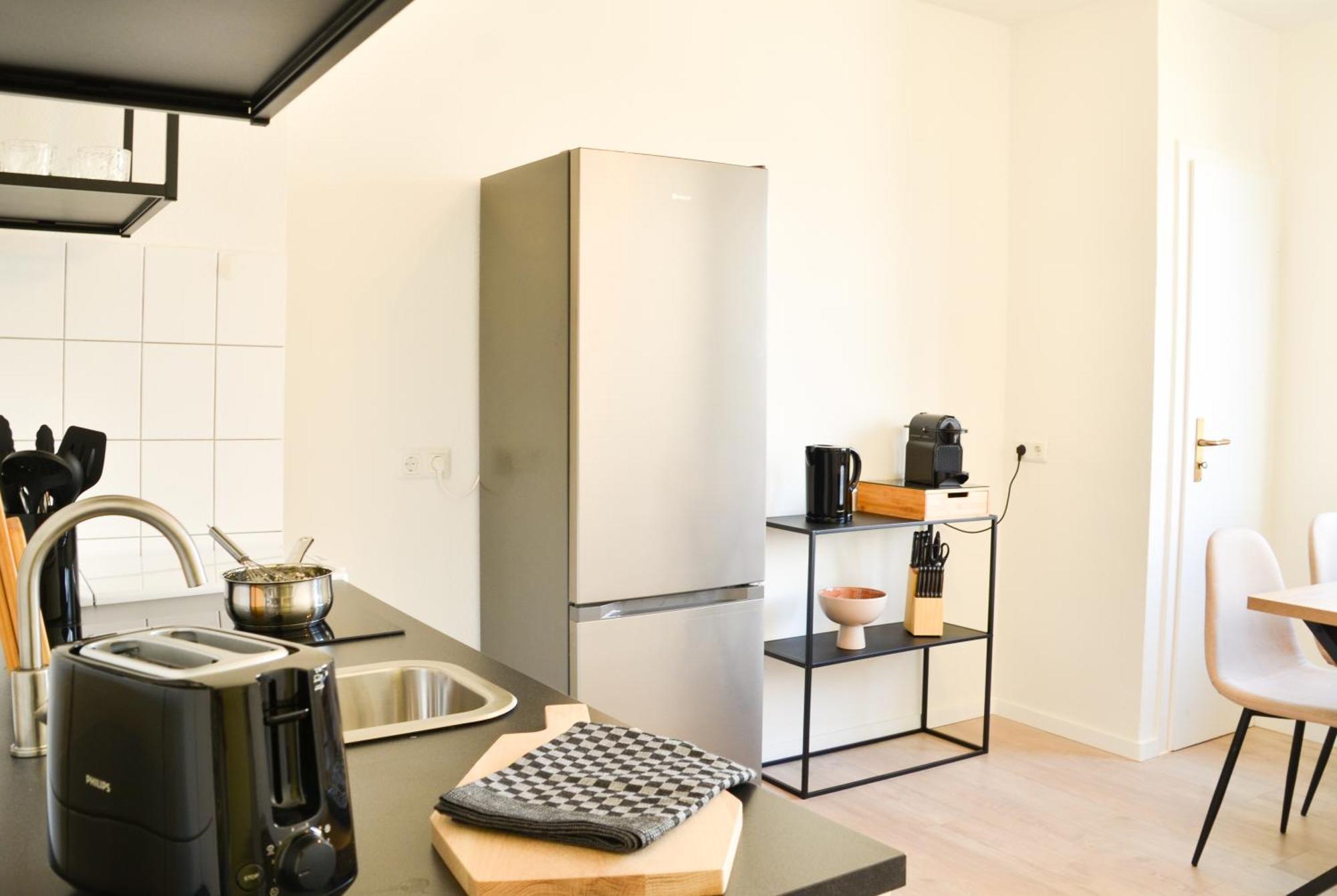 Milpau Bottrop 2 - Modernes Und Zentrales Premium-Apartment Fuer 4 Personen Mit Queensize-Bett Und Einzelbetten - Netflix, Nespresso Und Smart-Tv Extérieur photo